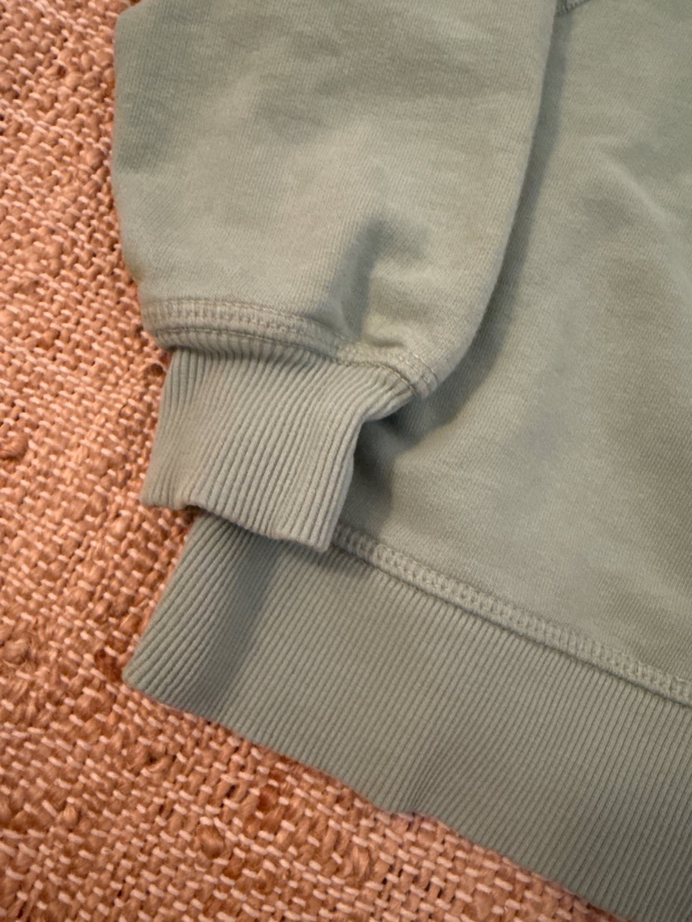 Hanna Andersson French Terry Sweatshirt in Jade, 3T - Picture 3 of 6